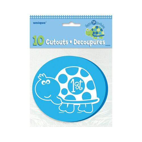 1st Turtle 10 Mini Cutouts