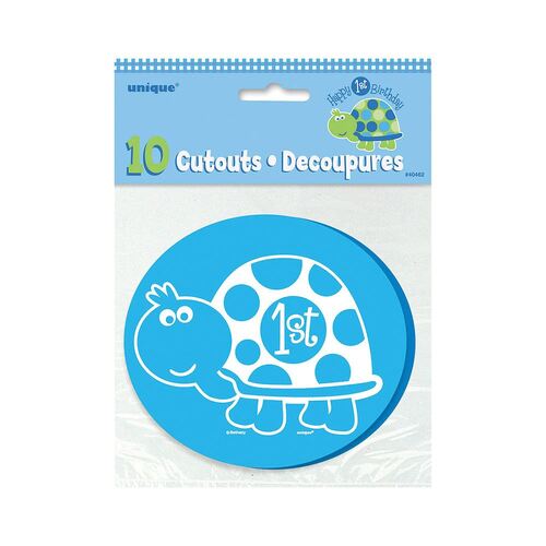 1st Turtle 10 Mini Cutouts