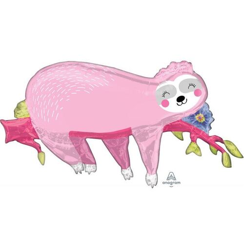 SuperShape Sloth Foil Balloon
