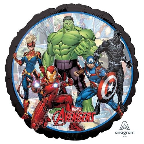 45cm Standard Avengers Marvel Powers Unite Foil Balloon