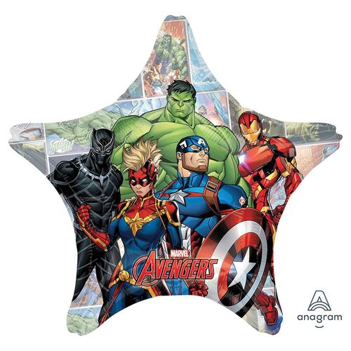 Jumbo HX Avengers Marvel Powers Unite Foil Balloon