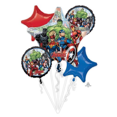 Bouquet Marvel Avengers Powers Unite Foil Balloons