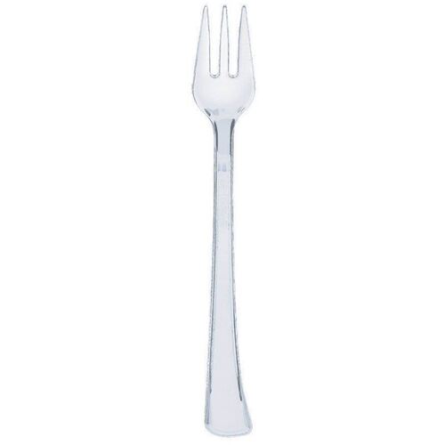 Mini Electroplated Fork Silver 20 Pack