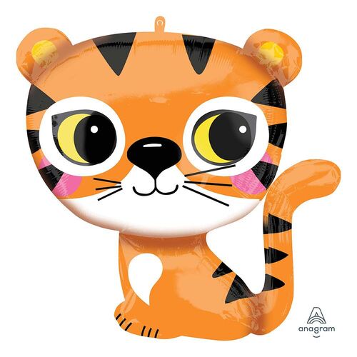 SuperShape XL Tiger Foil Balloon