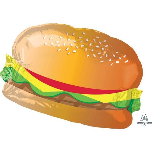 SuperShape Hamburger with Bun Foil Balloon