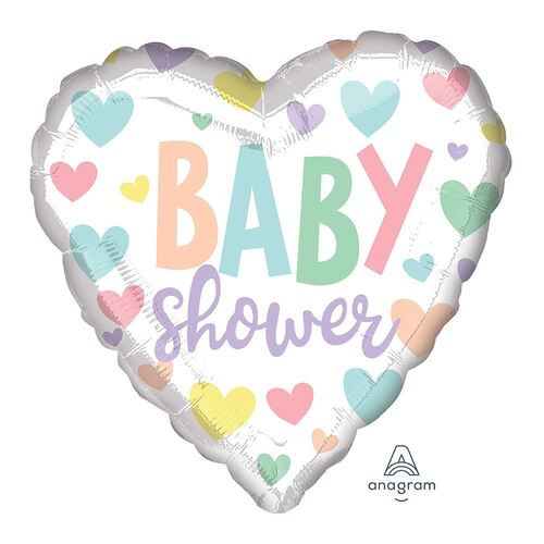 45cm Standard HX Baby Shower Love Foil Balloon