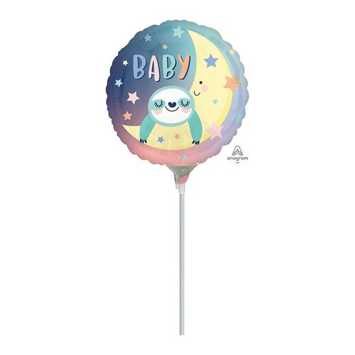 22cm Baby Sloth Foil Balloon