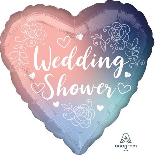 45cm Standard HX Twilight Lace Bridal Wedding Shower Foil Balloon