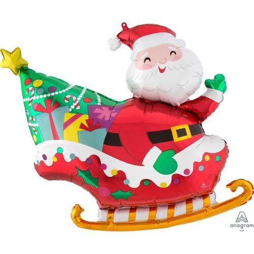SuperShape XL Adorable Reindeer Foil Balloon