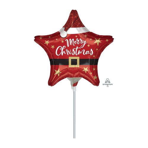 22cm Santa Merry Christmas Star 