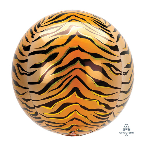 Orbz XL Tiger Print Foil Balloon