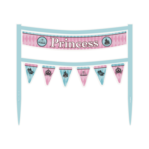  Fairytale Princess Cupcake Banner