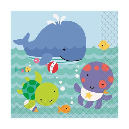 Under the Sea Luncheon Napkins 20 Pack