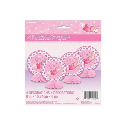 Pink Clothes Line Mini Honey Combs 4 Pack