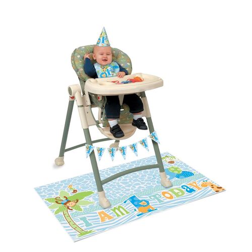 Blue Safari 1st High Chair Kit