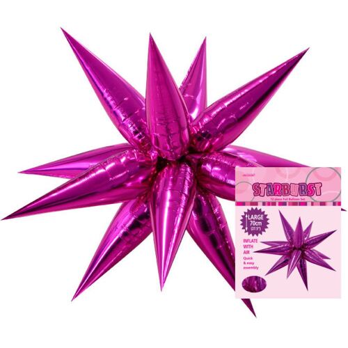 Glitz Starburst Hot Pink 70cm 