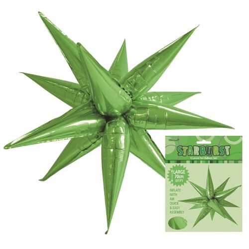 Glitz Starburst Lime Green 70cm 