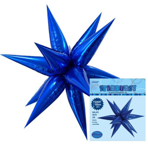 Glitz Starburst Royal Blue 100cm 