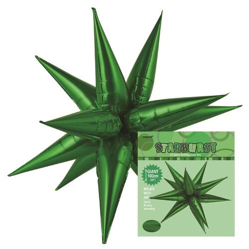 Glitz Starburst Green 100cm 