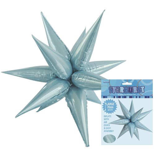 Glitz Starburst Powder Blue 70cm 