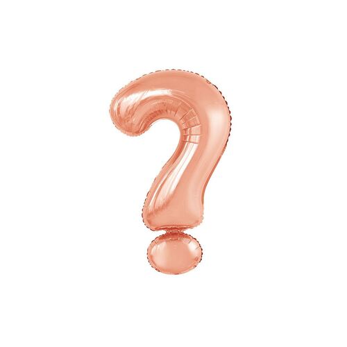 Rose Gold ? Letter Foil Balloon 86cm 