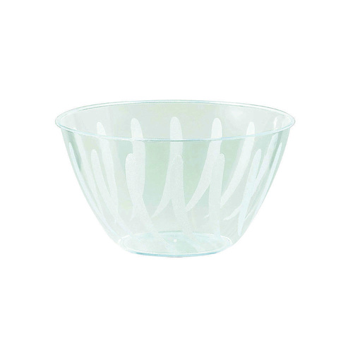 Plastic Swirl Bowl Clear Small 709ml
