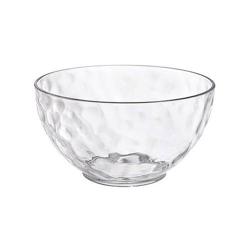 Premium Bowls Clear Hammered Look