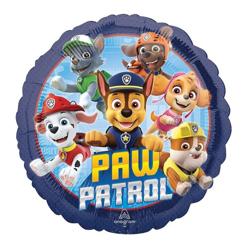 45cm Standard Paw Patrol Foil Balloons