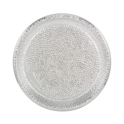 Premium Tray Silver Hammered Look