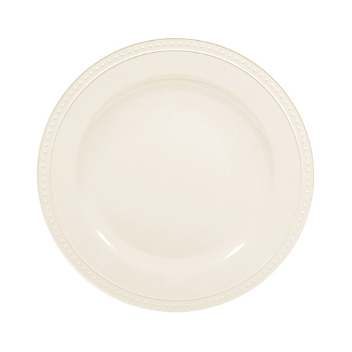 Premium Dinner Plate White with Beaded Rim