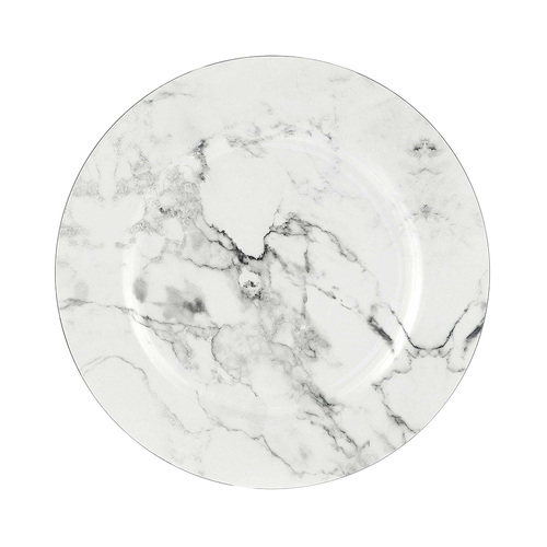 Premium Charger Plate Printed Marble Look
