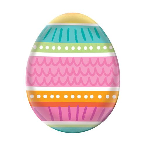 Easter Egg Shaped Melamine Platter