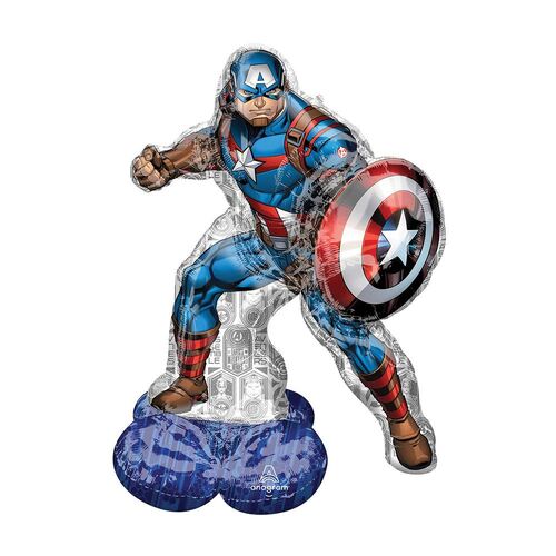 AirLoonz Marvel Avengers Captain America Foil Balloon