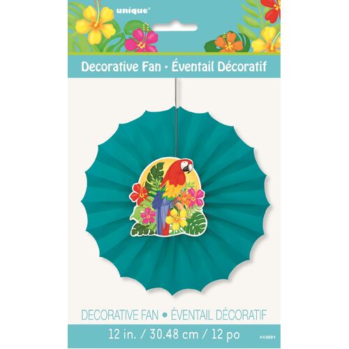 Tropical Island Decor Fan