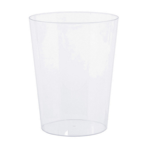 Plastic Cylinder Container Clear Medium 14cm