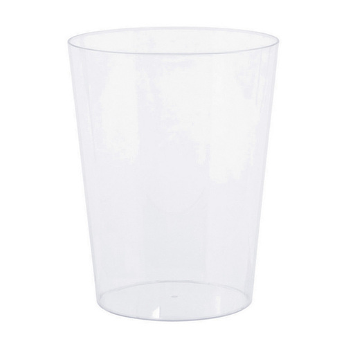 Plastic Cylinder Container Clear Large 19cm