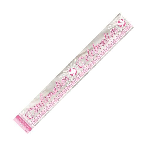 Rad Cross Pink Cf Foil Banner12ft