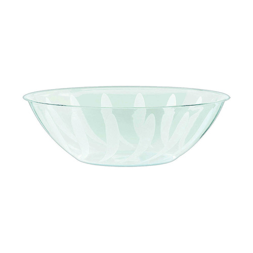 Plastic Swirl Bowl Clear XL 9.4L