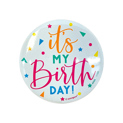 It's My Birthday Confetti Badge