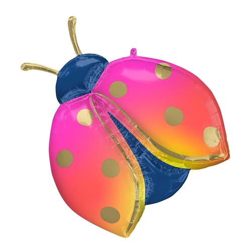 SuperShape Colourful Ladybug Foil Balloons
