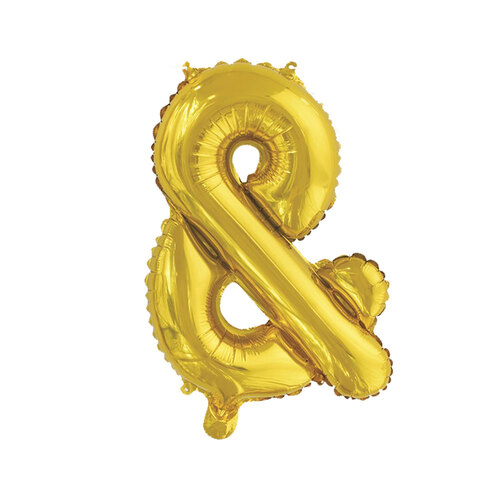 Gold & Letter Foil Balloon 35cm