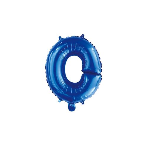 Royal Blue O Letter Foil Balloon 35cm