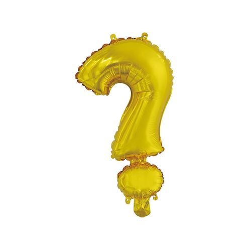 Gold ? Letter Foil Balloon 35cm