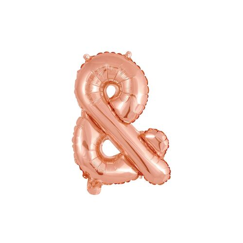 Rose Gold & Letter Foil Balloon 35cm