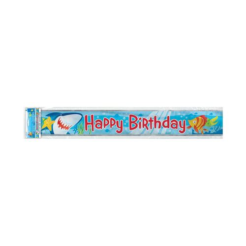 Fin Friends Foil Banner 12ft