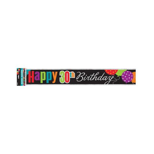 Birthday Cheer Foilbanner 30 12ft