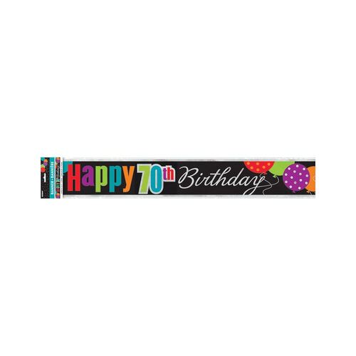 Birthday Cheer Foilbanner 70 12ft