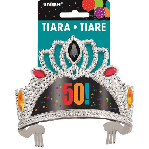 Birthday Cheer Tiara 50th