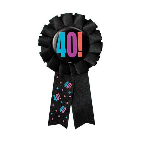 Birthday Cheer Award Ribbon - 40