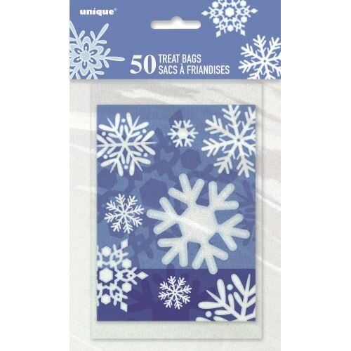 Snowflake 50 Treat Bags